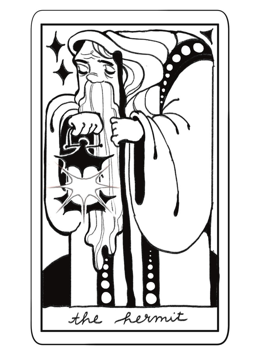 タロットの隠者